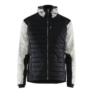 Blakläder Hybrid-Jacke, grau melange / schwarz, Unisex-Größe: 2XL
