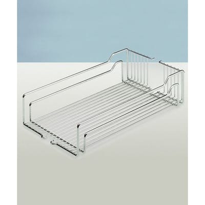 Hettich Hochschrank-Einhängekorb Dispensa 73564 mit 2-fach Reling KB 300mm, Stahl