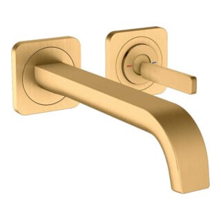 hansgrohe Fertigset Axor Citterio E UP-EHM, A 221mm, m Pin-Griff, Ros, b br