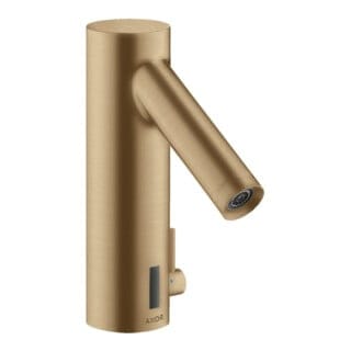hansgrohe Elektronischer Waschtischmischer Axor Starck m Temp.-Reg., Netz 230 V, brush. bron
