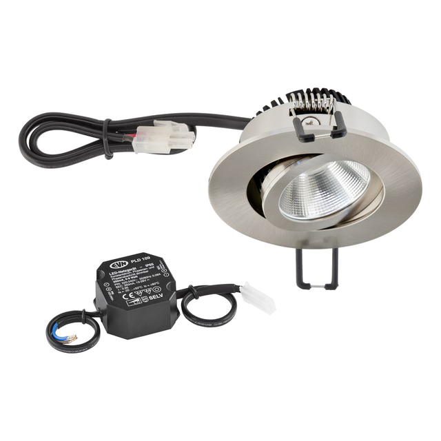 EVN Lichttechnik LED-Deckeneinbauleuchte 3000K 230V IP20 PC20N91302 eds
