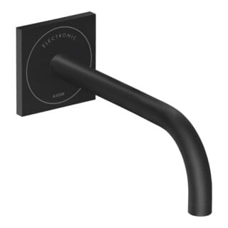 hansgrohe Elektronischer Waschtischmischer Axor Uno UP, Ausladung 225mm, mattschwarz