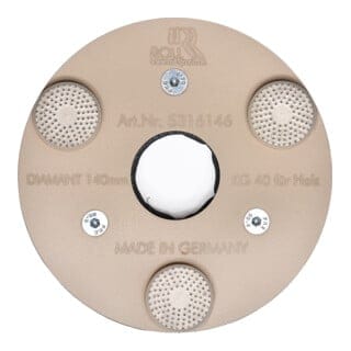 Roll Diamant 140mm, KG40 für Holz inkl. Grundträger