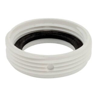 KIRCHHOFF KS Reduzierring, 1 1/2"AGx1 1/4"IG, für Siphon Weiß