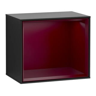 V&B Regalmodul Wandbeleuchtung Finion 41,8x35,6x27cm, Reg Peo m, bla m lacquer