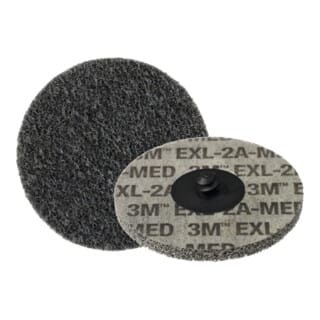 3M Roloc Kompaktscheibe XL-DR, 50,8 mm Durchmesser, Körnungsvergleich: 180/2