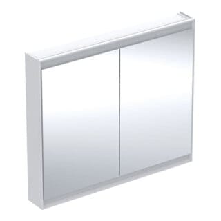 Geberit Spiegelschrank One 105x90x15cm, w/A pb, m ComfortL, 2 Tür.
