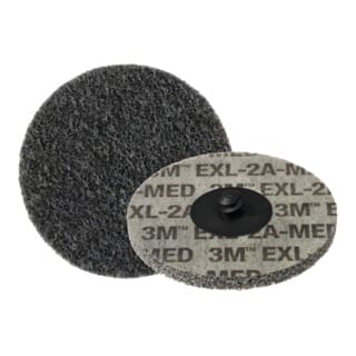 3M Roloc Kompaktscheibe XL-DR, 50,8 mm Durchmesser, Körnungsvergleich: 180/6