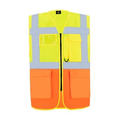 Korntex Wanrweste Hamburg gelb/orange Gr. 3XL