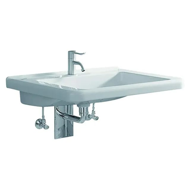 Geberit Waschtisch Renova Comfort 65x55cm, BF, m Hahnl., o. ÜL, we. K-Tect