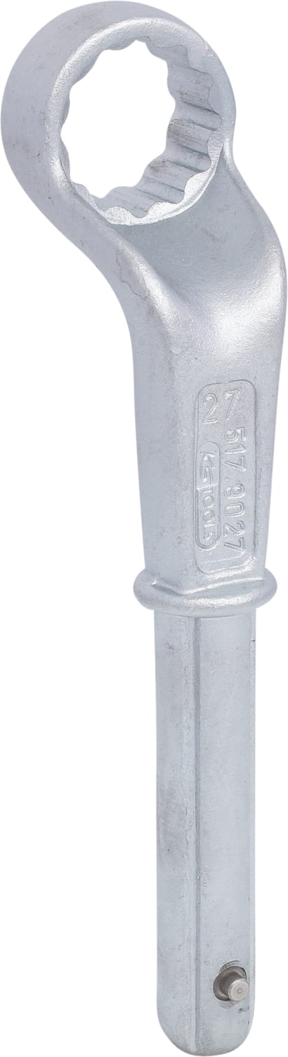 KS Tools CLASSIC Zugringschlüssel, gekröpft, 27mm