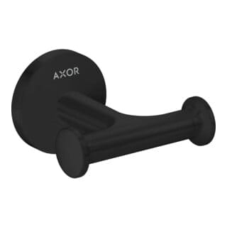 hansgrohe Handtuckhaken Axor doppelt, Wandmontage, mattschwarz