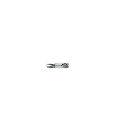 Wiha Bit Set Standard 25 mm TX Tamper Resistant (mit Bohrung) T10H 2-tlg. 1/4" in Box