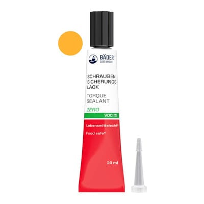 Bäder Schraubensicherungslack Zero 20 ml Tube neon-orange
