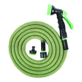 floraworld Gartenschlauch verl. bis 30m Classic Inkl. Armaturen-Set Kunststoff