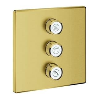 Grohe Fertigset Grohtherm Smartcontrol C sunr geb., eck, 3-fach Unterputzventil