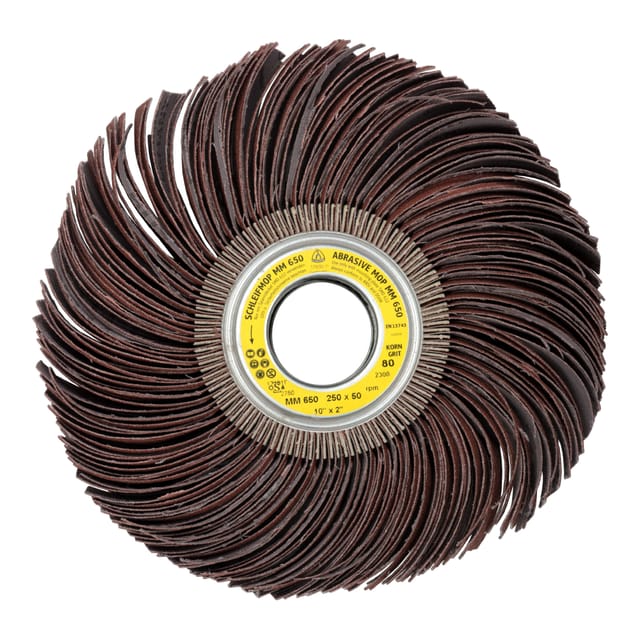 Klingspor MM 650 Schleifmopräder LS 309 JF, 250 x 50 x 43,1 mm Korn 180