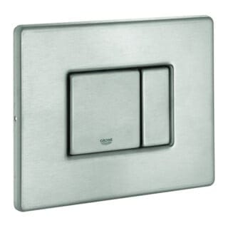 Grohe Abdeckplatte 42374 mit Drucktaste edelstahl