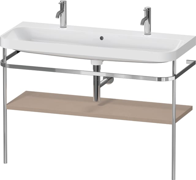 Duravit Möbelwaschtisch-Kombi Happy D.2 Plus 117,5x49cm, 1 HL, m Konsole, leinen