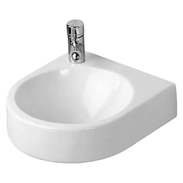 Duravit Handwaschbecken Architec 36x38cm, HL li, o ÜL, m HLB, weiß
