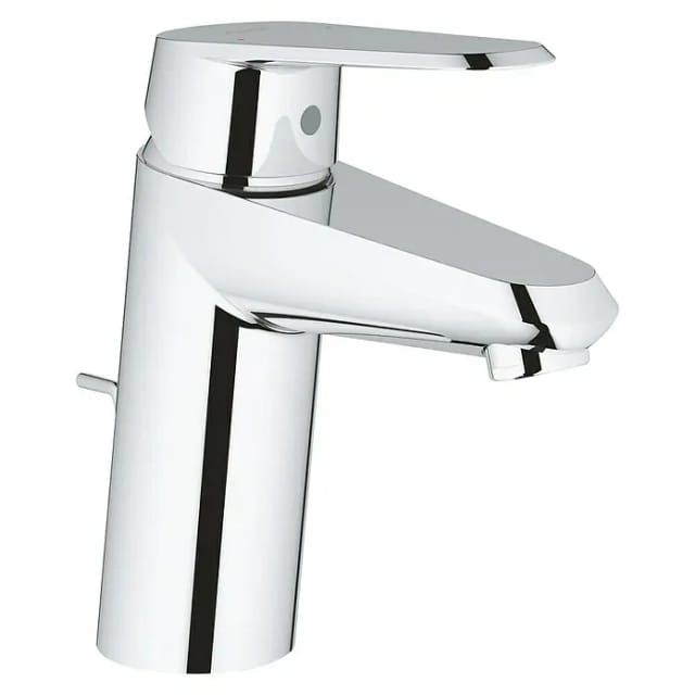 Grohe Waschtisch-Einhebelmischer Eurodisc Cosmopolitan 1/2", S-Size, mit Ablaufgarnitur, chrom