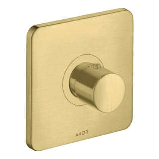 hansgrohe Fertigset Axor Citterio M UP-Thermostat, brushed brass