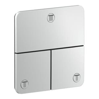 hansgrohe Ventil Axor ShowerSelect ID UP, 3 Verbaucher, softsqua, brush. ni.