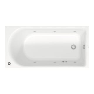 Duravit Rechteck-Whirlwanne D-Neo 150x75cm, EB-Version, 1 RS, weiß