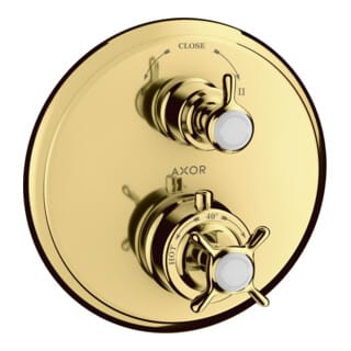 hansgrohe Fertigmontageset Axor Montreux UP-THM, m Ab- + Um-V, Kr., pol. gol opt