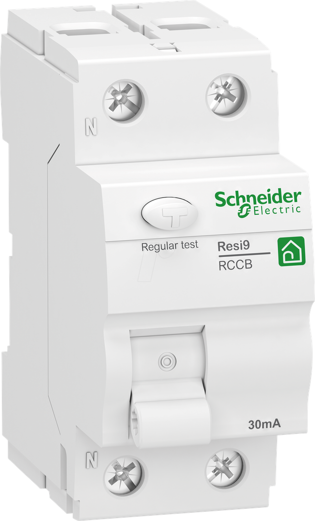 Schneider Electric Fehlerstrom-Schutzschalter 1P+N,40A,30mA R9R22240