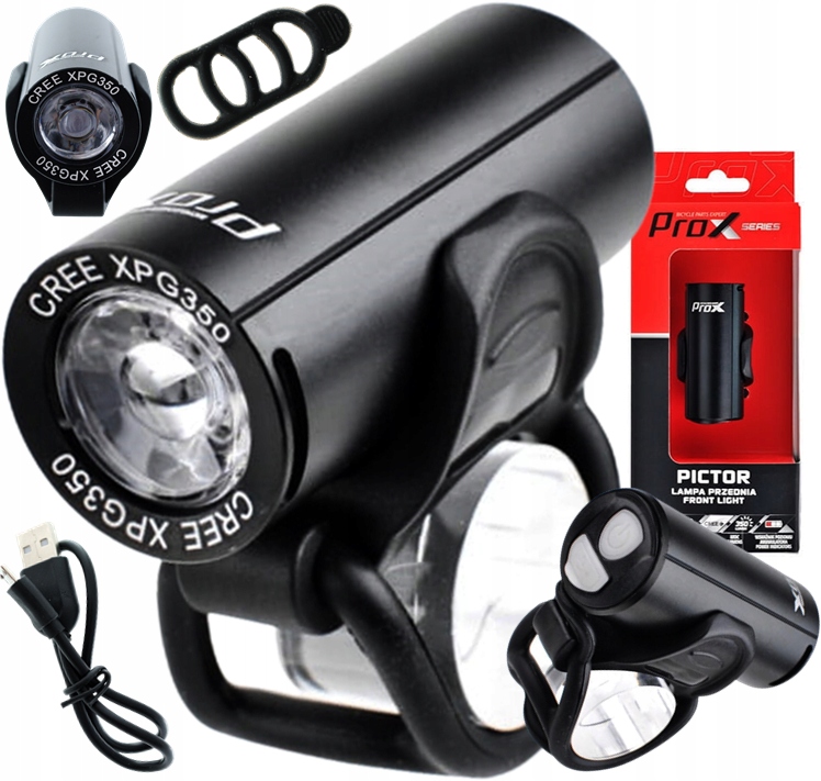 Vorderes Fahrradlicht, Leistungsstark, 350 Lm, Näherungslicht, Pictor