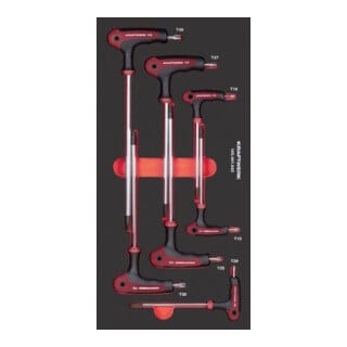 Kraftwerk PRO LINE EVA3 T-Griff Schraubendreher TX 20x40 7-tlg.