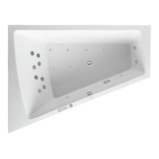 Duravit Whirlwanne Paiova 180x140cm, Combi E, EB-Vers, 1 RS L, we.