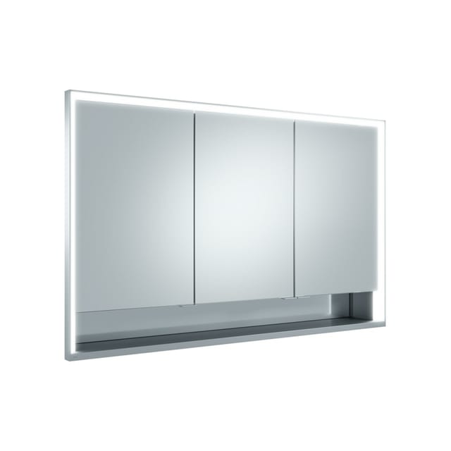 Keuco Spanplattenschraube kurze Türen Royal Lumos 120x73x16cm, m Abl, WE, 3-trg., si-elox