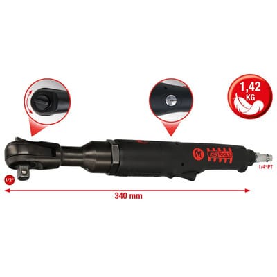 KS Tools 3/8" MONSTER Hochleistungs-Druckluft-Umschaltratsche
