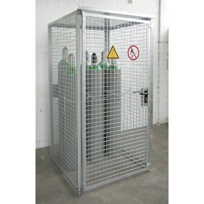 Bauer Südlohn Gasflaschen-Container GFC-M0/D, feuerverzinkt