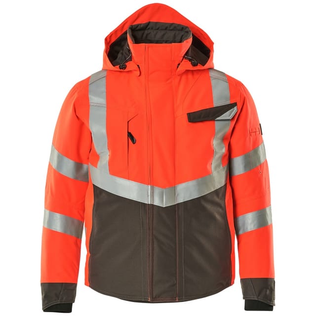 Mascot Hastings Winterjacke Größe M, hi-vis rot/dunkelanthrazit