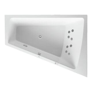 Duravit Whirlwanne Paiova 180x140cm, Jet, EB-Version, 1 RS re, we.