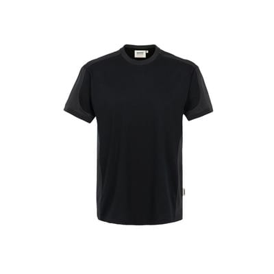 Hakro T-Shirt Contrast Performance, schwarz, Unisex-Größe: S
