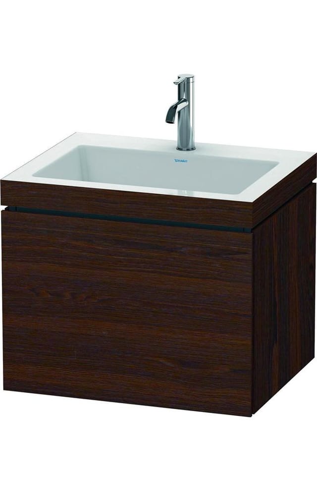 Duravit Waschtischunterschrank c-bonded L-Cube 60 x48cm, 1 HL, N geb., 1 Ausz., wandhängend