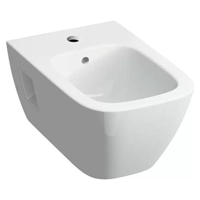 Geberit Wand-Bidet Renova Plan KeraTect/we, teilgeschl. F., m Überlauf