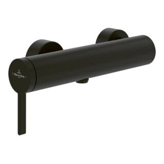 V&B Einhebel-Duscharmatur Dawn m Rückflussschutz, Wandmont., matt black