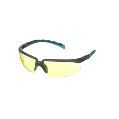 Schutzbrille S2003SGAF-BGR-EU EN 166 EN170 Bügel grau/türkis,Scheibe gelb