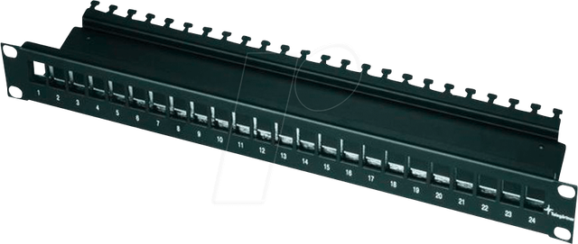 Telegärtner 19Z.AMJ-Modulträger 1HE 24P leer schwarz AMJ-Mod 24PP/ub sw