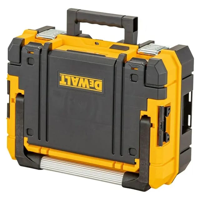 DEWALT TSTAK I Robuste und kompakte Werkzeugbox mit IP54 Schutz und Schaumstoffeinlage (27l Volumen)