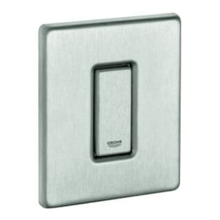 Grohe Abdeckplatte 42377 mit Drucktaste edelstahl