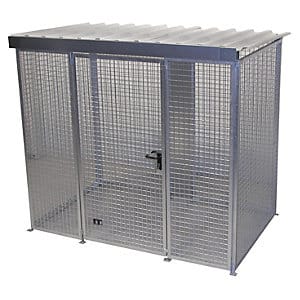 Bauer Südlohn Gasflaschen-Container GFC-M3/D, feuerverzinkt