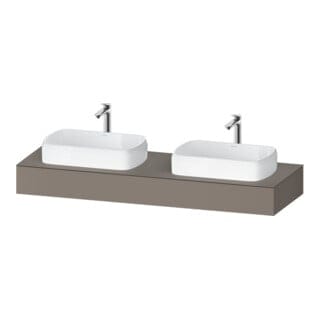 Duravit Konsole Qatego 160x55x17cm, ba m, 2 A., Beck. beids.