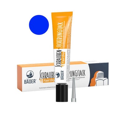 Bäder Schraubensicherungslack Fast Dry 20 ml Tube blau