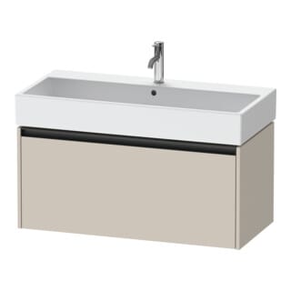 Duravit Waschtischunterschrank Ketho.2 98,4x46cm, Tau ma, 1 Auszug, wandhängend